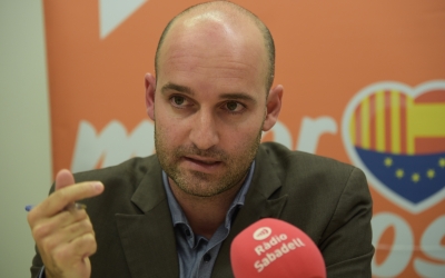 Hernández durant una roda de premsa | Roger Benet 